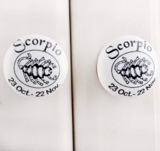 Scorpio Flat Ceramic Knob